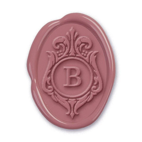 Filigree Oval Initial Custom Wax Seal Stamp #8853 - Image 2