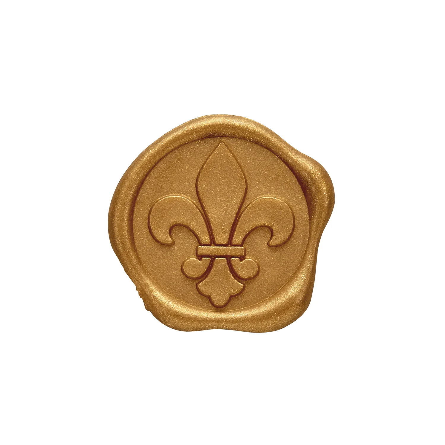 Fleur de Lis Adhesive Wax Seal Quick-Ship Stickers 25PK-6 Colors - Image 10
