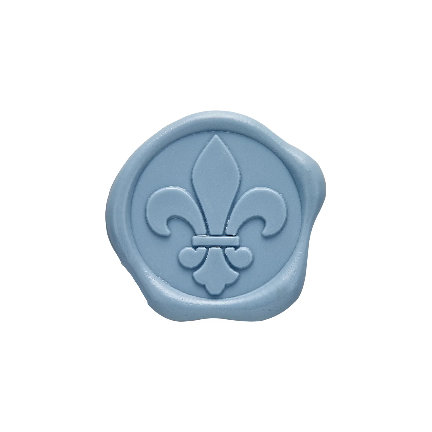 Fleur de Lis Adhesive Wax Seal Quick-Ship Stickers 25PK-6 Colors - Image 9