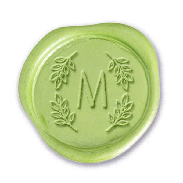 Foliole Initial Custom Wax Seal Stamp #8855 - Image 2