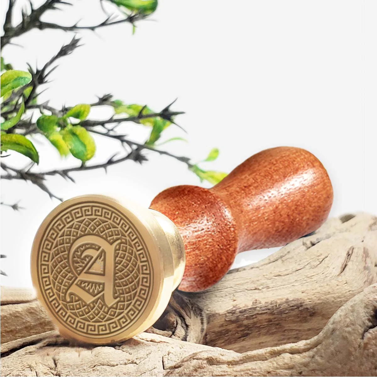 Geometric Custom Wax Seal Stamp #8047