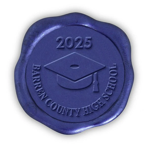 Graduation Custom Wax Seal Stamp with Rosewood Wood Handle #LSR903 - Image 2