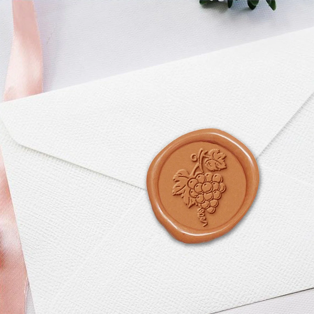 Grapes Hand Pressed Adhesive Wax Seals #5012PNS