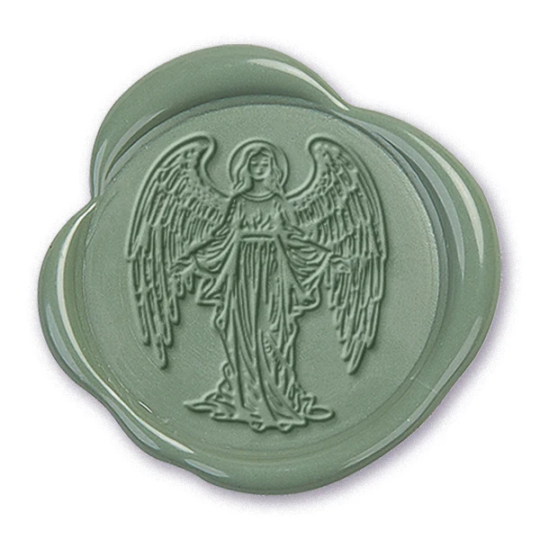 Guardian Angel Wax Seal Stamp #4031- USA Handcrafted - Image 2