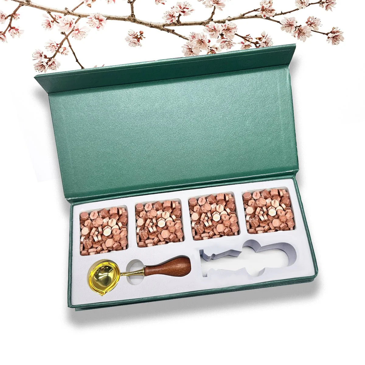 Wax Seal Starter Kit with Choice of 4 Bead Waxes, Spoon and space for your own stamp - Image 12