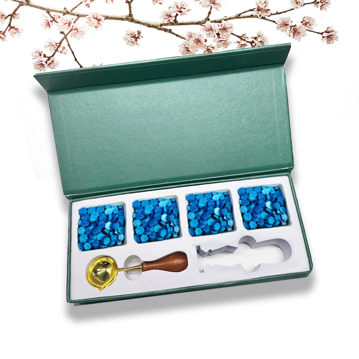 Wax Seal Starter Kit with Choice of 4 Bead Waxes, Spoon and space for your own stamp - Image 13