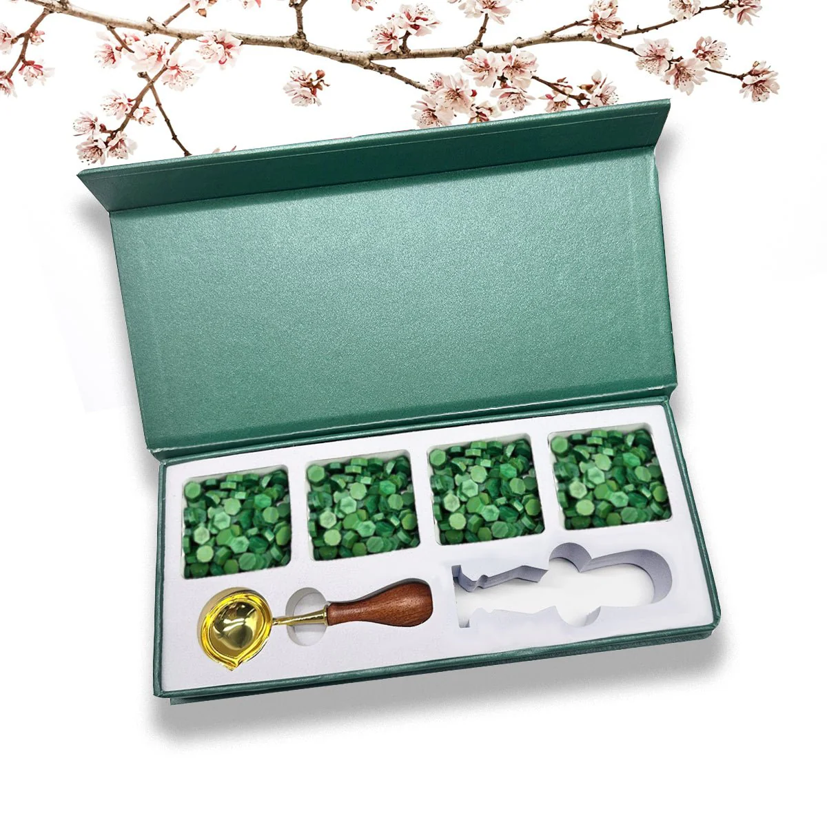 Wax Seal Starter Kit with Choice of 4 Bead Waxes, Spoon and space for your own stamp - Image 14