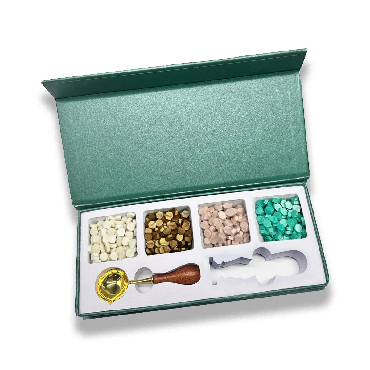 Wax Seal Starter Kit with Choice of 4 Bead Waxes, Spoon and space for your own stamp - Image 3