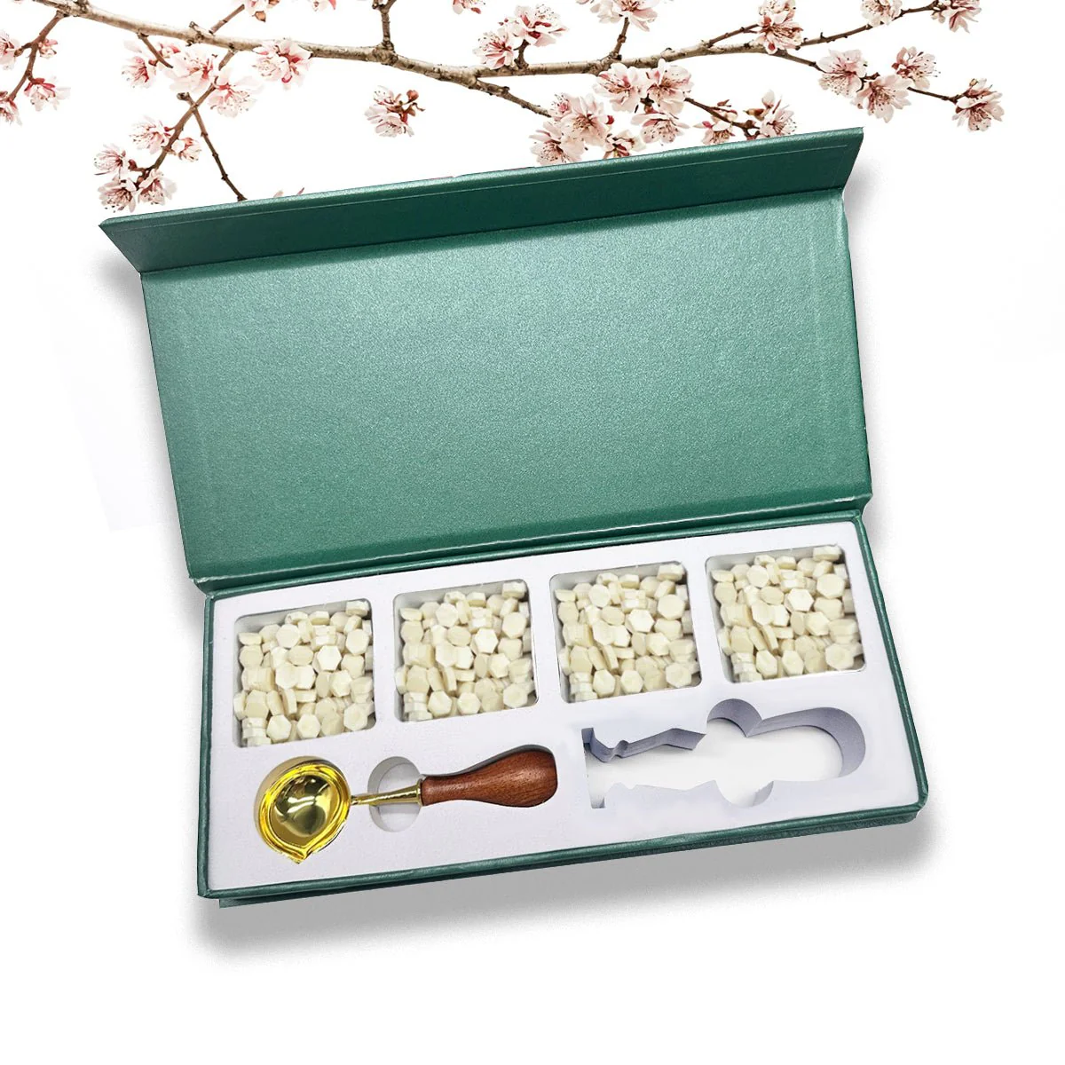 Wax Seal Starter Kit with Choice of 4 Bead Waxes, Spoon and space for your own stamp - Image 8