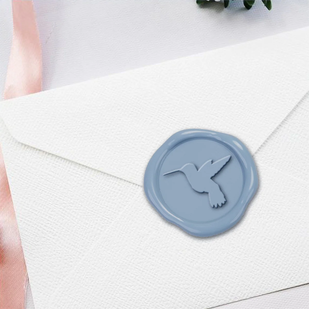 Hummingbird Hand Pressed Adhesive Wax Seals #1395PNS
