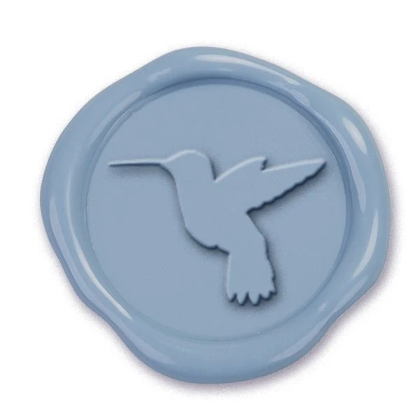 Hummingbird Hand Pressed Adhesive Wax Seals #1395PNS - Image 2