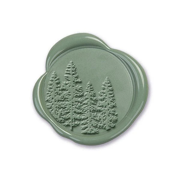 In The Woods Adhesive Christmas Wax Seal Stickers 8PK - Hand Pressed 1 1/4" - Image 10