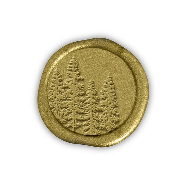 In The Woods Adhesive Christmas Wax Seal Stickers 8PK - Hand Pressed 1 1/4" - Image 7