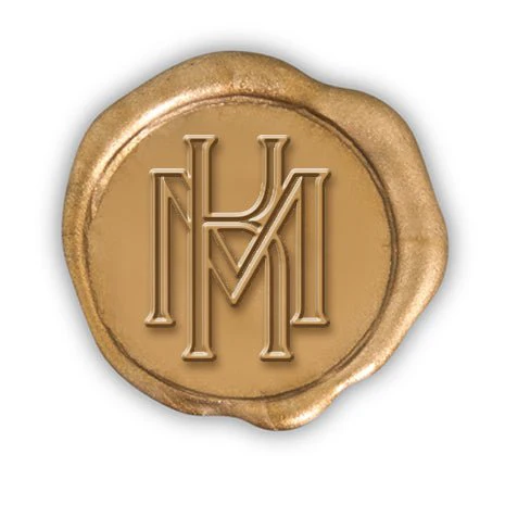 Intertwined Monogram Adhesive Wax Seals Sappho Outline LS245SA Bundle with Stamp - Image 2