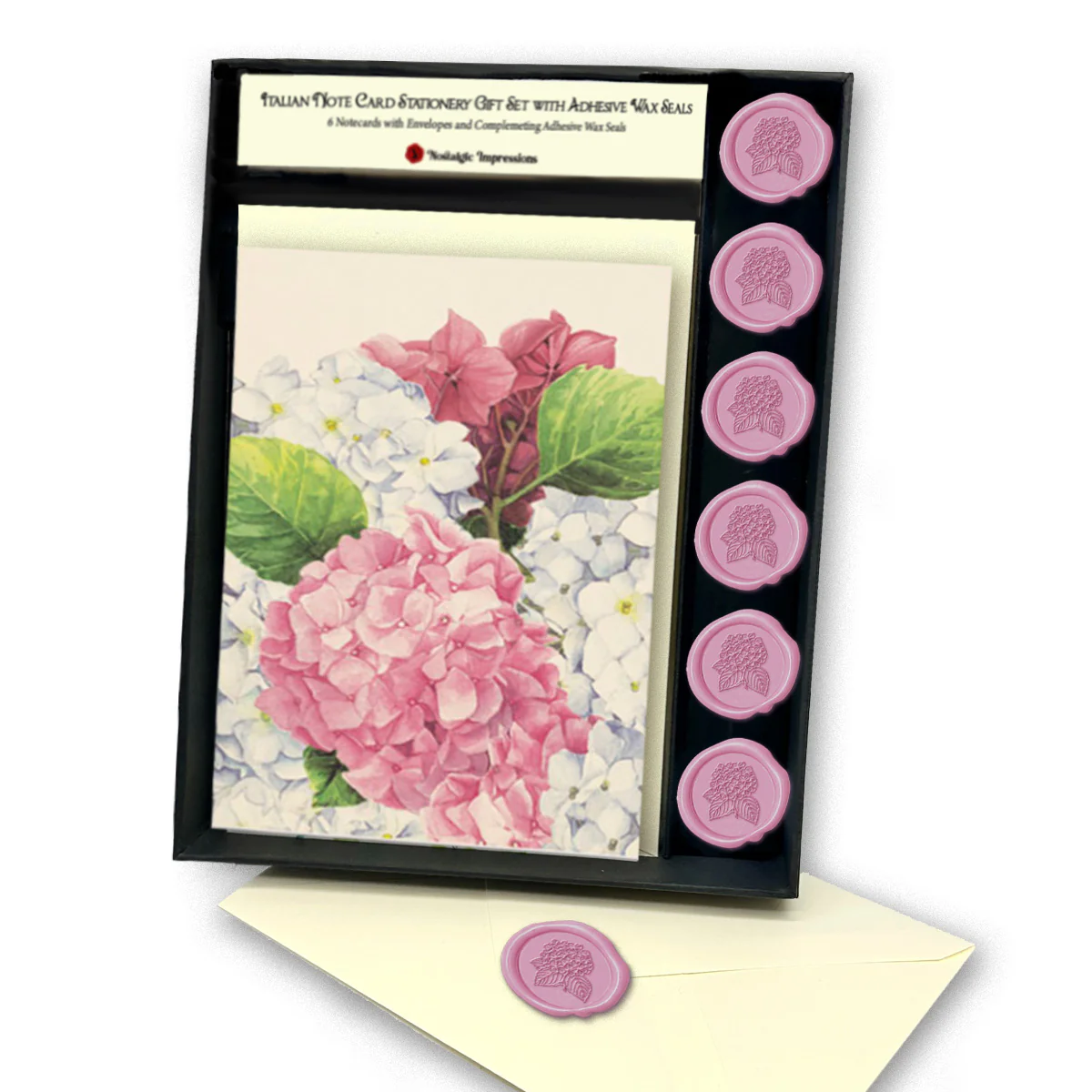 Italian Note Card Stationery Gift Set with Adhesive Wax Seals-9 Styles - Image 8