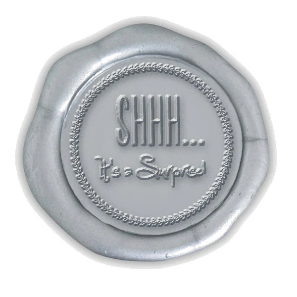 It's A Surprise Hand Pressed Adhesive Wax Seals #7522 - Image 2