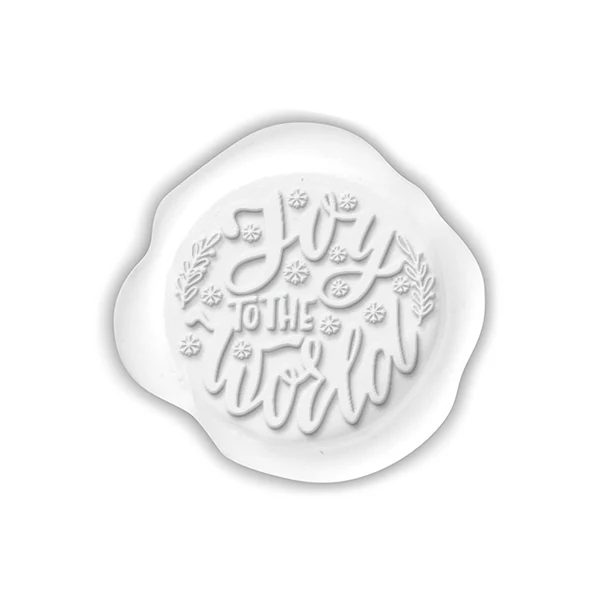 Joy Adhesive Christmas Wax Seal Stickers 8PK - Hand Pressed 1 1/4" - Image 22