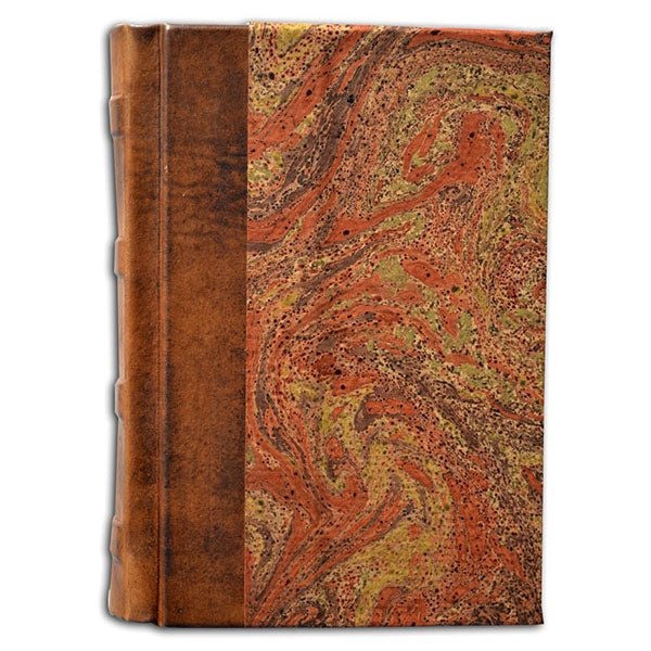 Leather & Marble Journal Book 5x7"- Italian Made-128 Lined sheets Leather Binding - Image 5