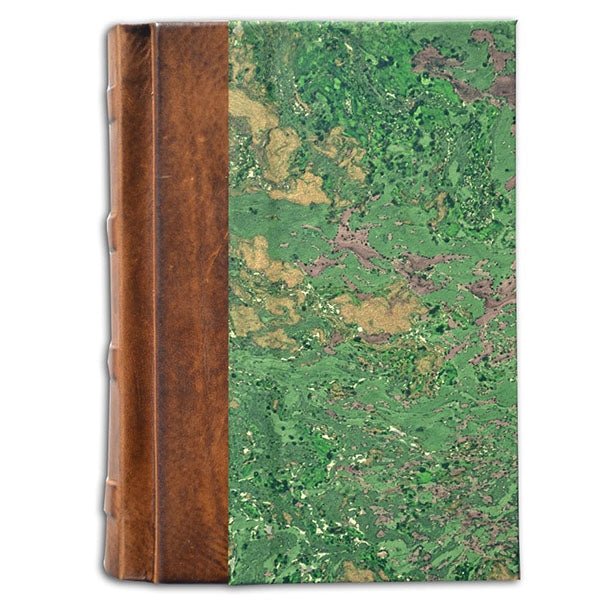 Leather & Marble Journal Book 5x7"- Italian Made-128 Lined sheets Leather Binding - Image 6