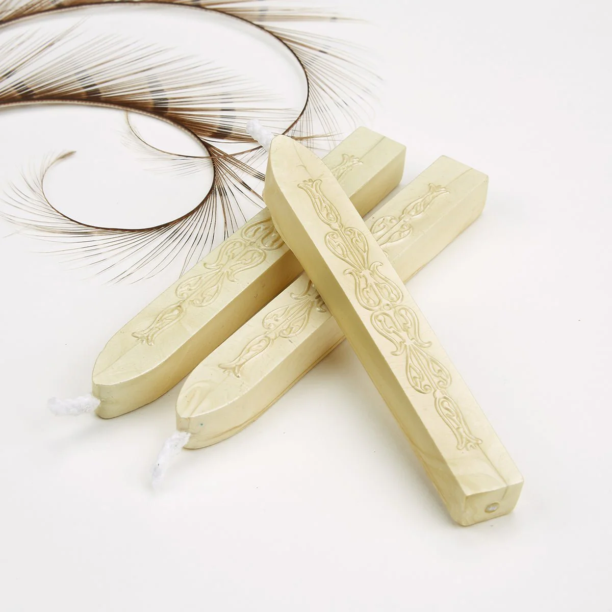 Lemon Pearl Flexible Premium Sealing Wax-Pack of 3 sticks