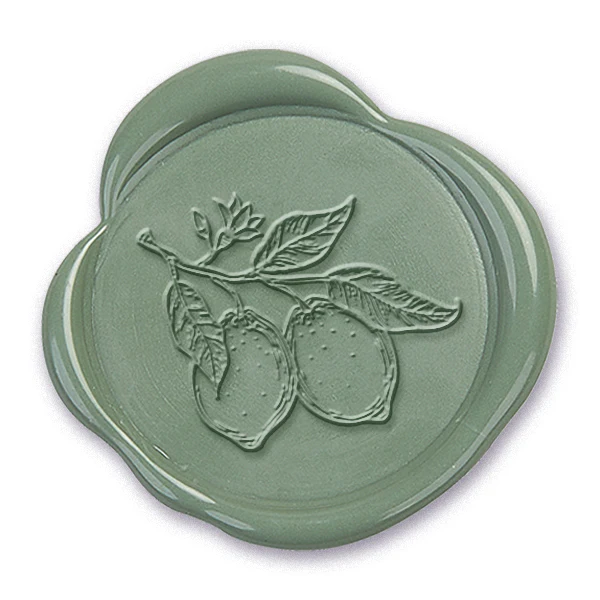 Lemons Wax Seal Stamp #5055- USA Handcrafted - Image 2
