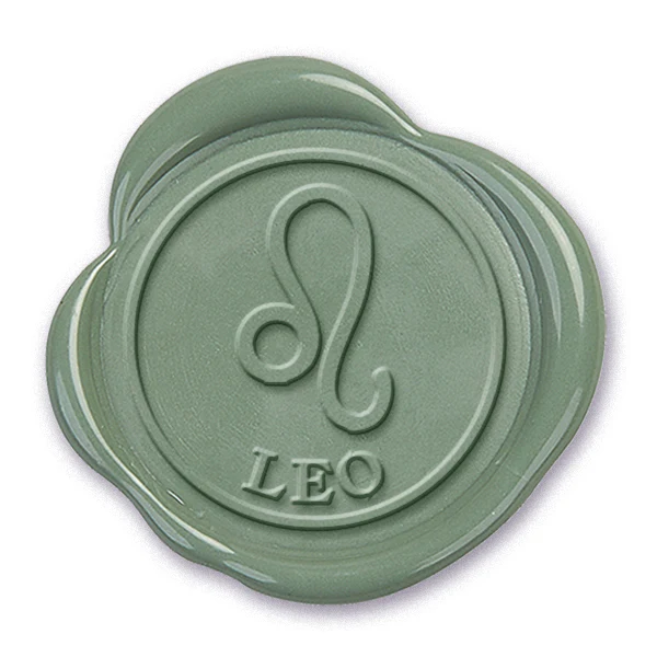 Leo Zodiac Astrology Sign Wax Seal Stamp #421- USA Handcrafted - Image 2