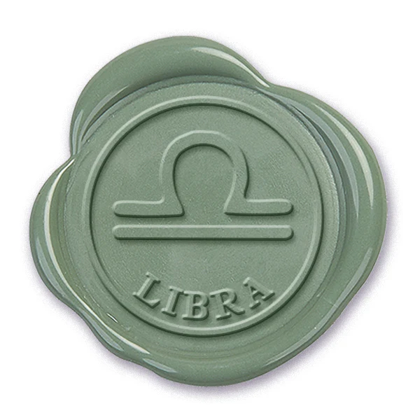 Libra Zodiac Astrology Sign Wax Seal Stamp #423- USA Handcrafted - Image 2