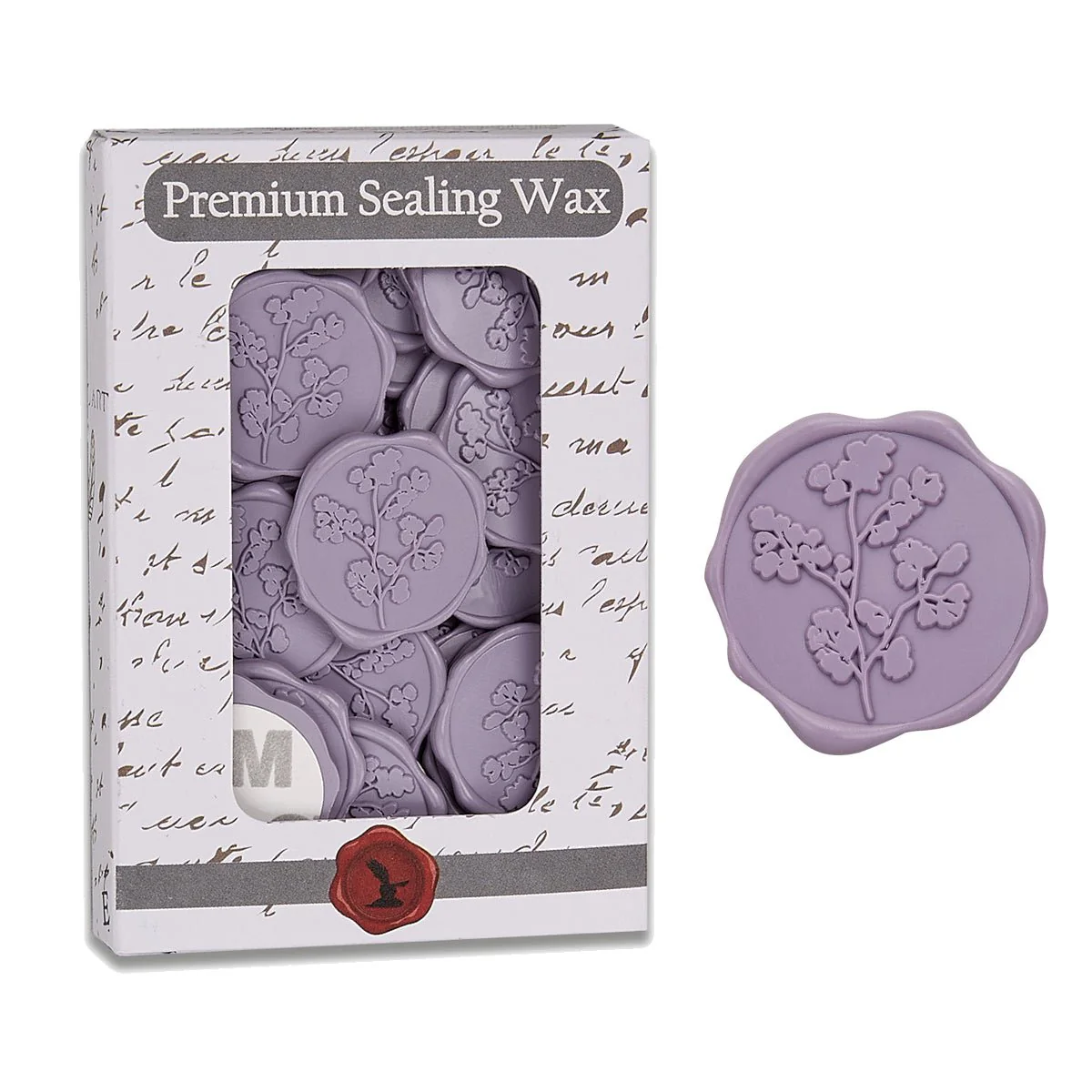 Maidenhair Wedding Adhesive Wax Seal Quick-Ship Stickers 25PK-6 Colors - Image 3