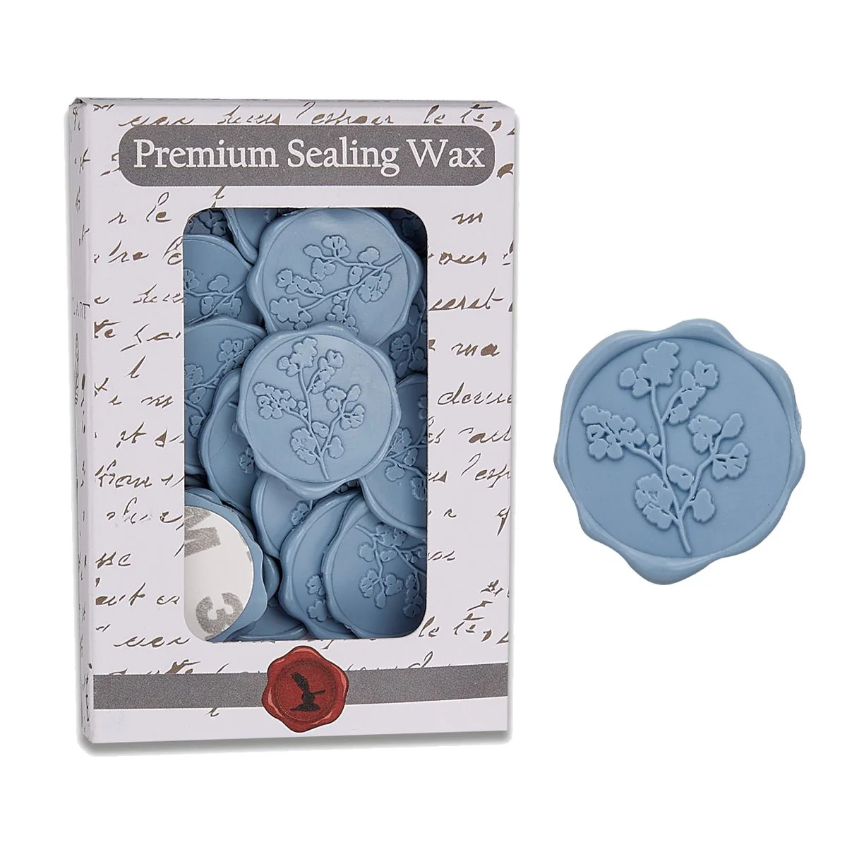 Maidenhair Wedding Adhesive Wax Seal Quick-Ship Stickers 25PK-6 Colors - Image 4