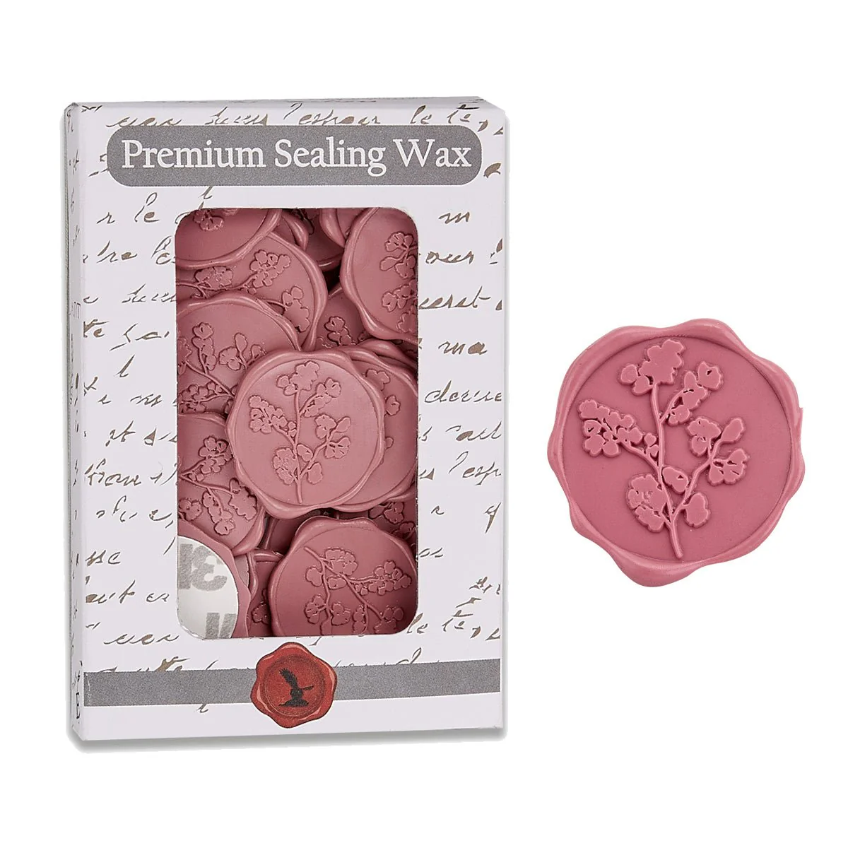 Maidenhair Wedding Adhesive Wax Seal Quick-Ship Stickers 25PK-6 Colors - Image 6