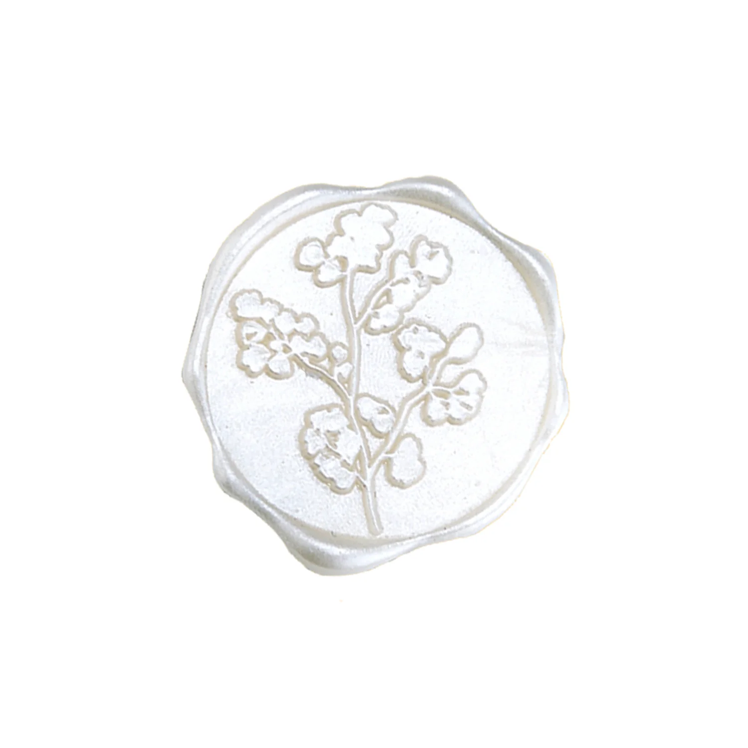 Maidenhair Wedding Adhesive Wax Seal Quick-Ship Stickers 25PK-6 Colors - Image 9