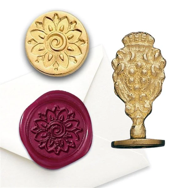 Mehndi Flower Wax Seal Stamp