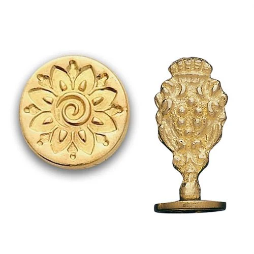 Mehndi Flower Wax Seal Stamp - Image 2