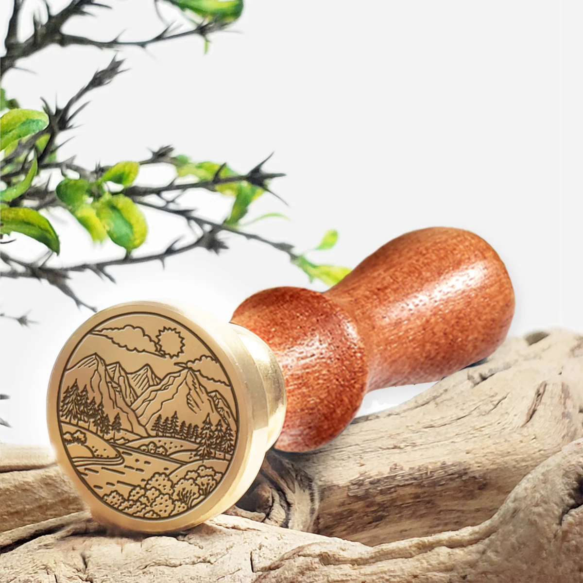 Mountain Scenery Wax Seal Stamp #5185- USA Handcrafted