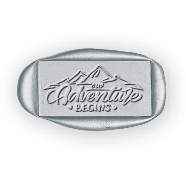 Our Adventure Begins Wax Seal Stamp #529- USA Handcrafted - Image 2