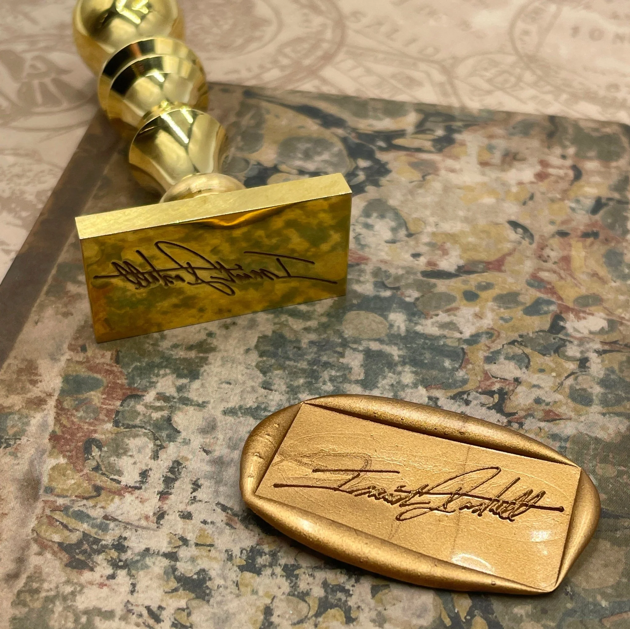 Signature Custom Wax Seal Stamp - Image 2