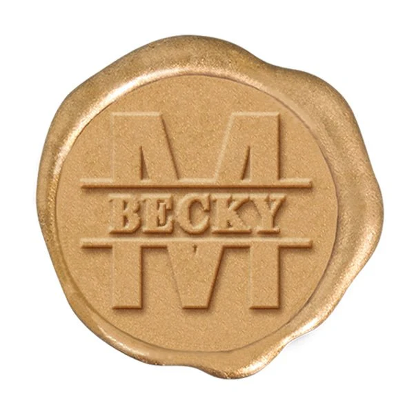 Name & Initial Custom Wax Seal Stamp #335 - Image 5