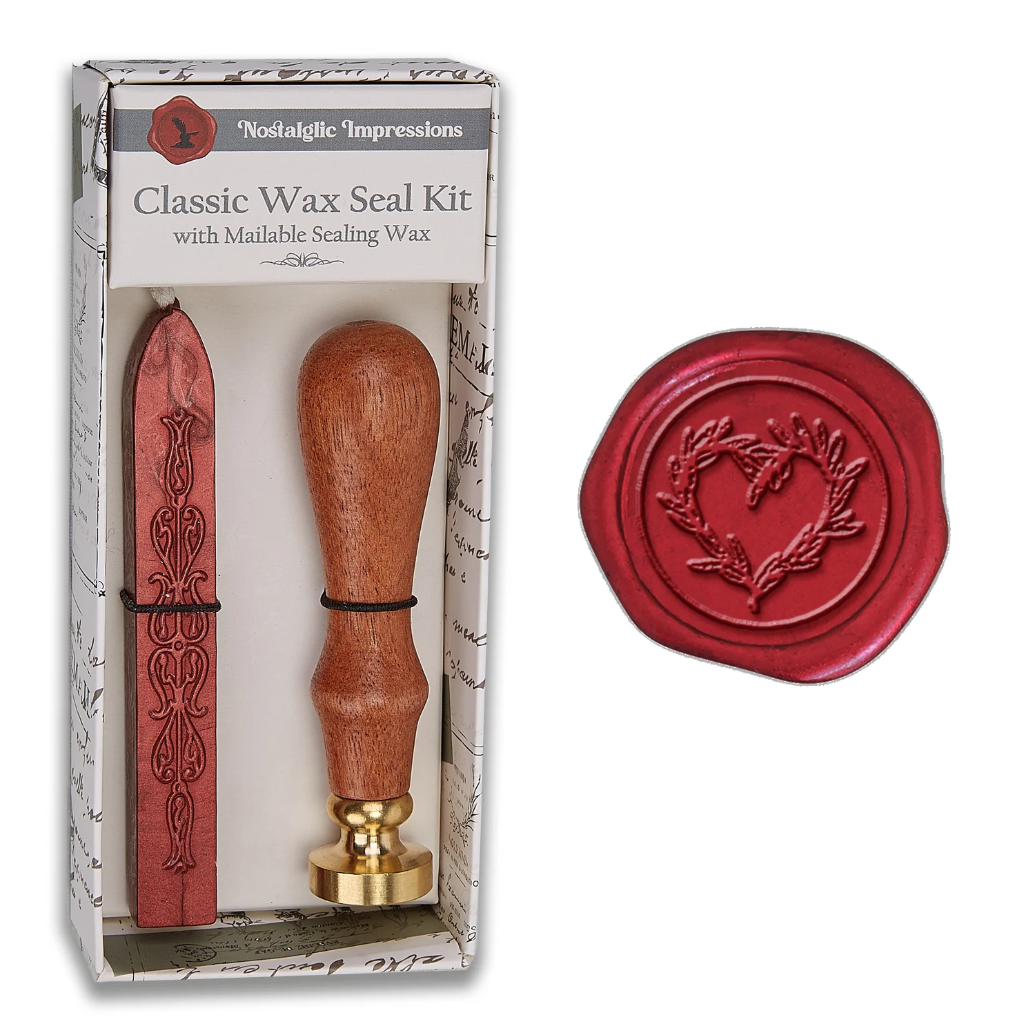 Nature-Inspired Wood Handle Wax Seal Kits - Image 2