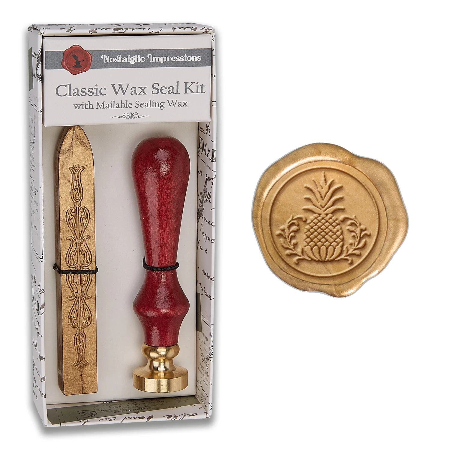 Nature-Inspired Wood Handle Wax Seal Kits - Image 3