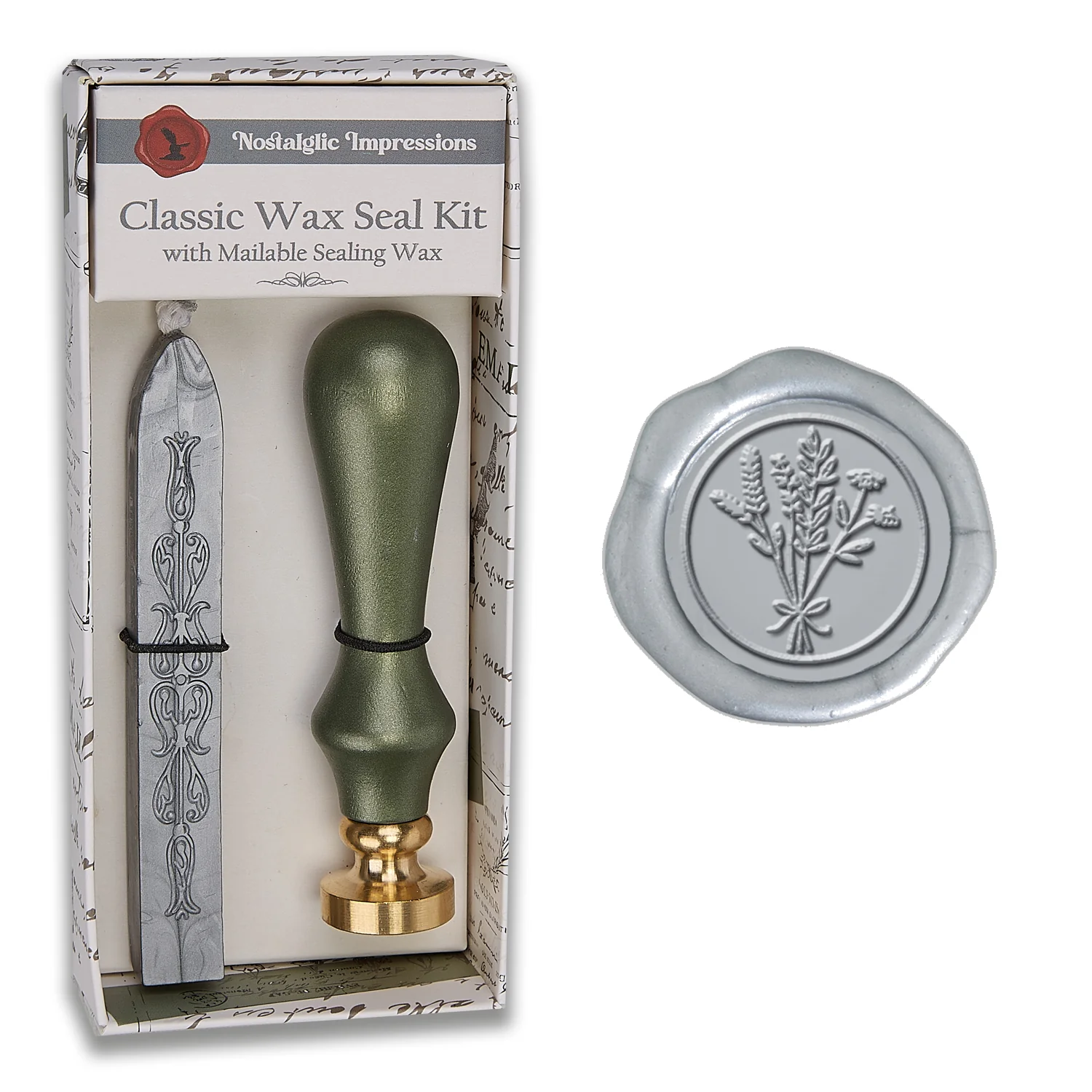 Nature-Inspired Wood Handle Wax Seal Kits - Image 4