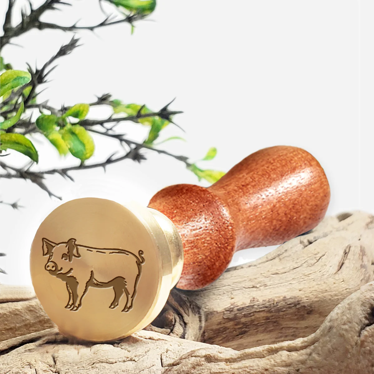Pig Wax Seal Stamp #3549-USA Handcrafted