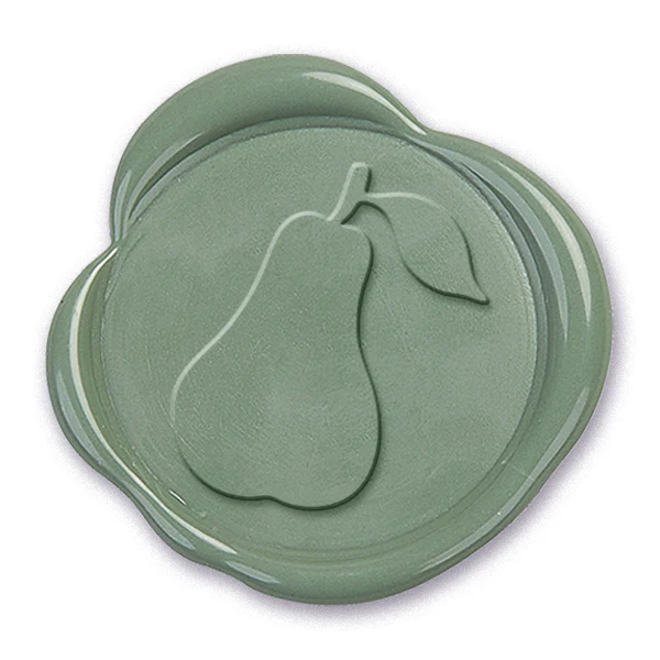 Pear Wax Seal Stamp #5011 -USA Handcrafted - Image 2