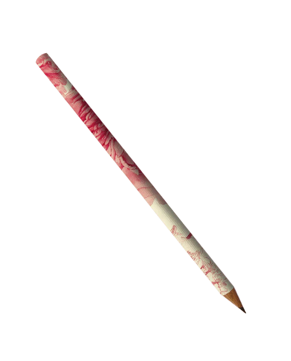 Peonies Notebook Gift Set with matching Pencil 6x8 - Image 3