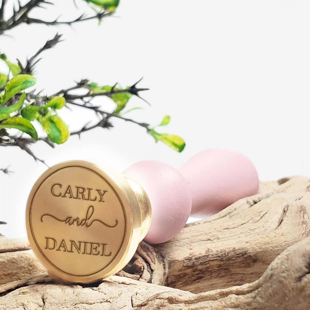 Perfect Wedding Couple Names Custom Wax Seal Stamp #8730