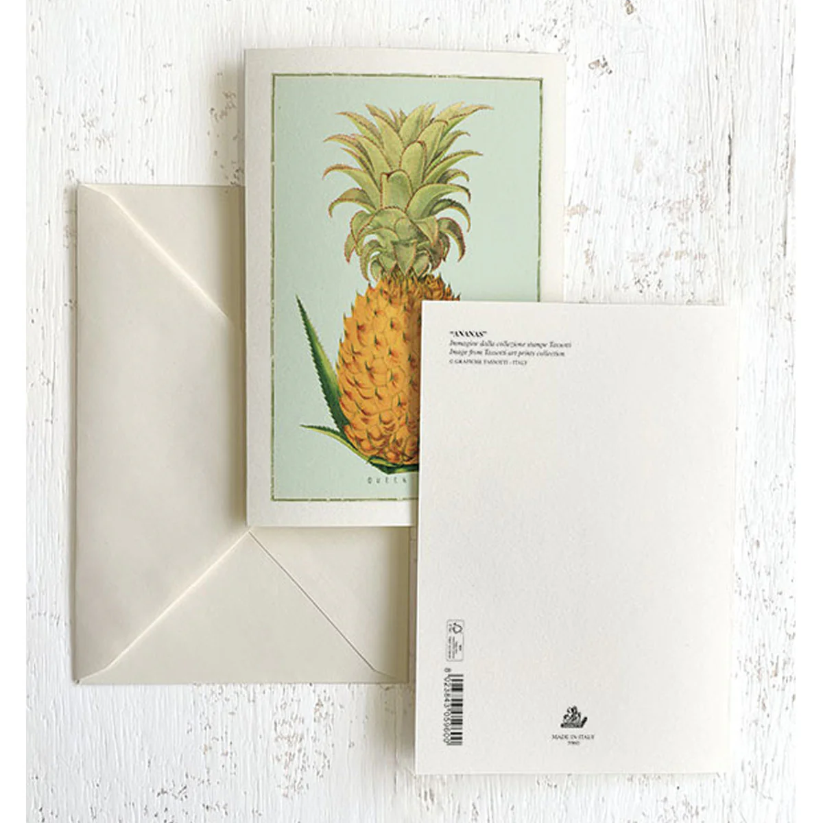 Pineapple Italian Note Cards Boxed Sets 4x6" - by Tassotti Italy 8/8 - Image 2