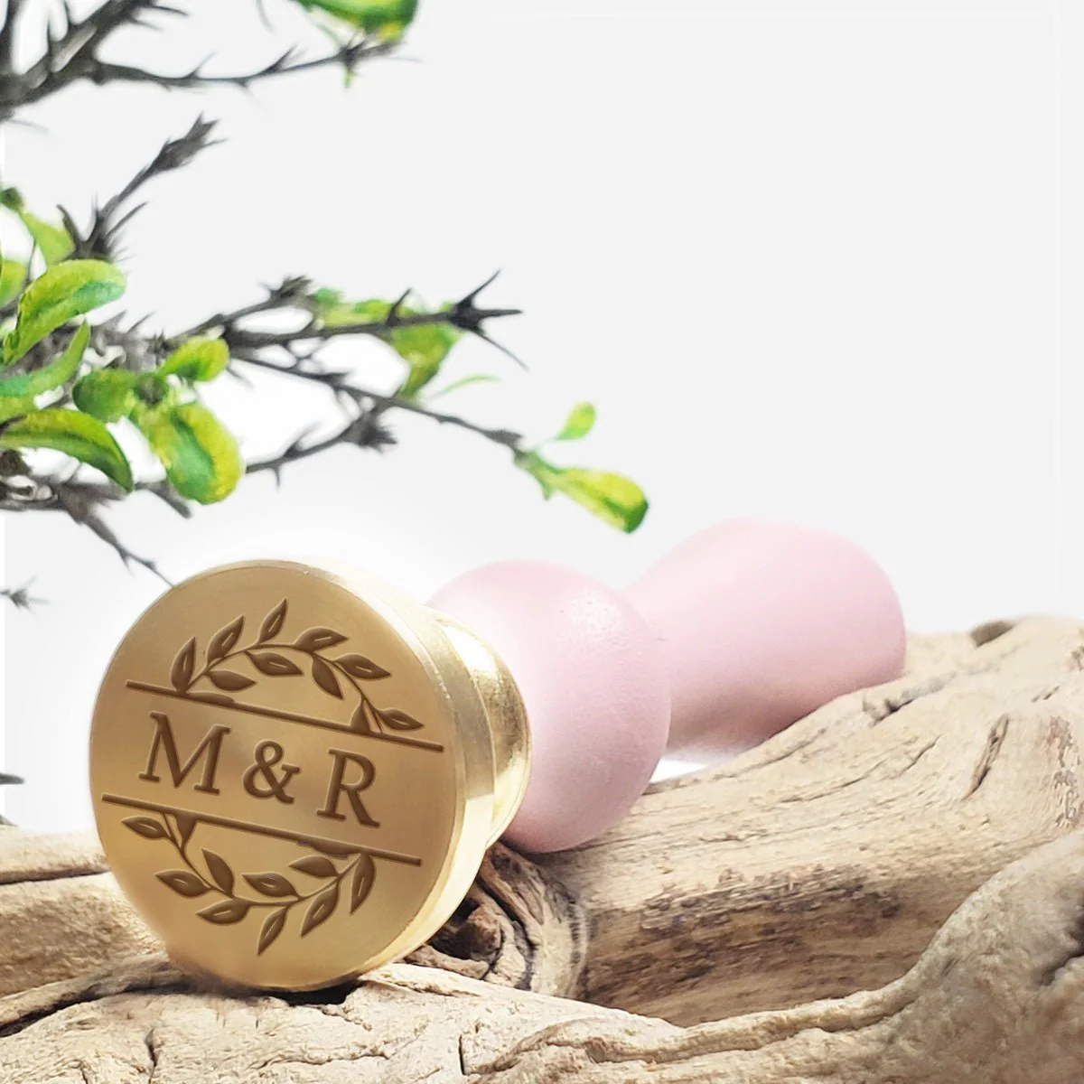 Revere Wedding Monogram Custom Wax Seal Stamp with Choice of Handle #7070