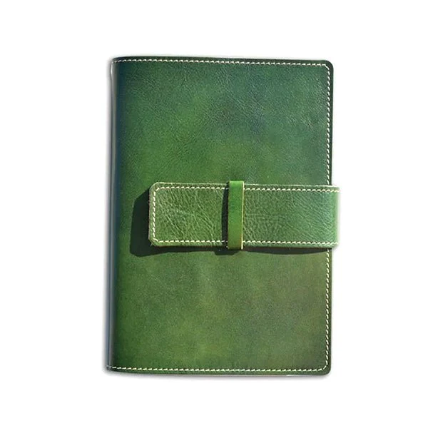 Roma Calfskin Leather 5x7" Journal Italian hand-made- Refillable - 128 lined pages - Image 6