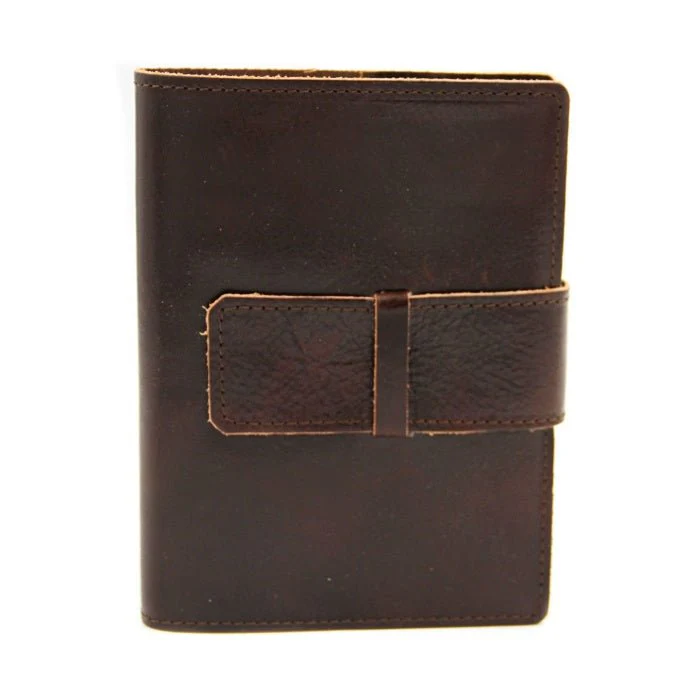 Roma Calfskin Leather 5x7" Journal Italian hand-made- Refillable - 128 lined pages - Image 7