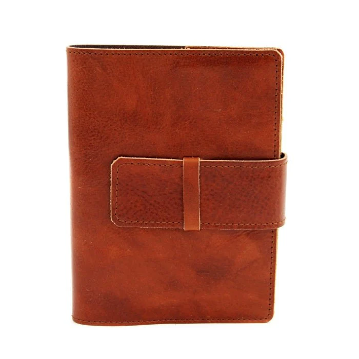 Roma Calfskin Leather 5x7" Journal Italian hand-made- Refillable - 128 lined pages - Image 8
