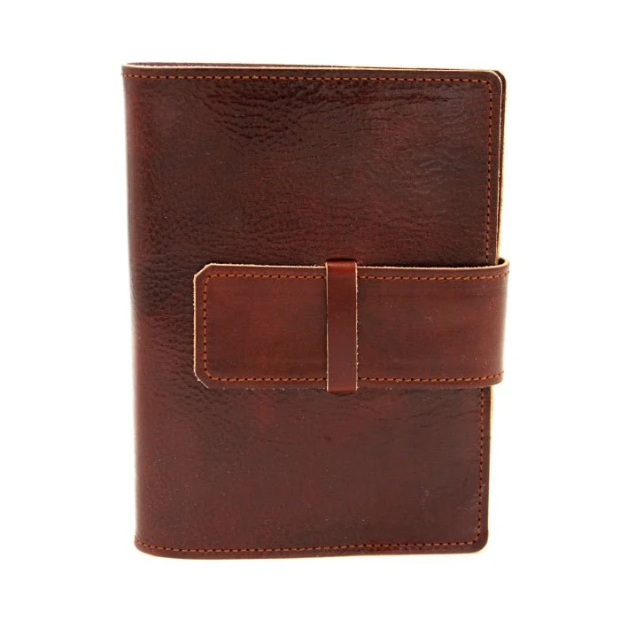 Roma Calfskin Leather 5x7" Journal Italian hand-made- Refillable - 128 lined pages - Image 9